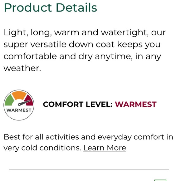 LL Bean Waterproof Ultralight Down Coat Jacket black plus size 1X new with tags - Picture 2 of 6